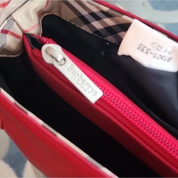 Hold Burberry vintage Red Nova check❤️ Satchel shoulder bag - Picture 7 of 7